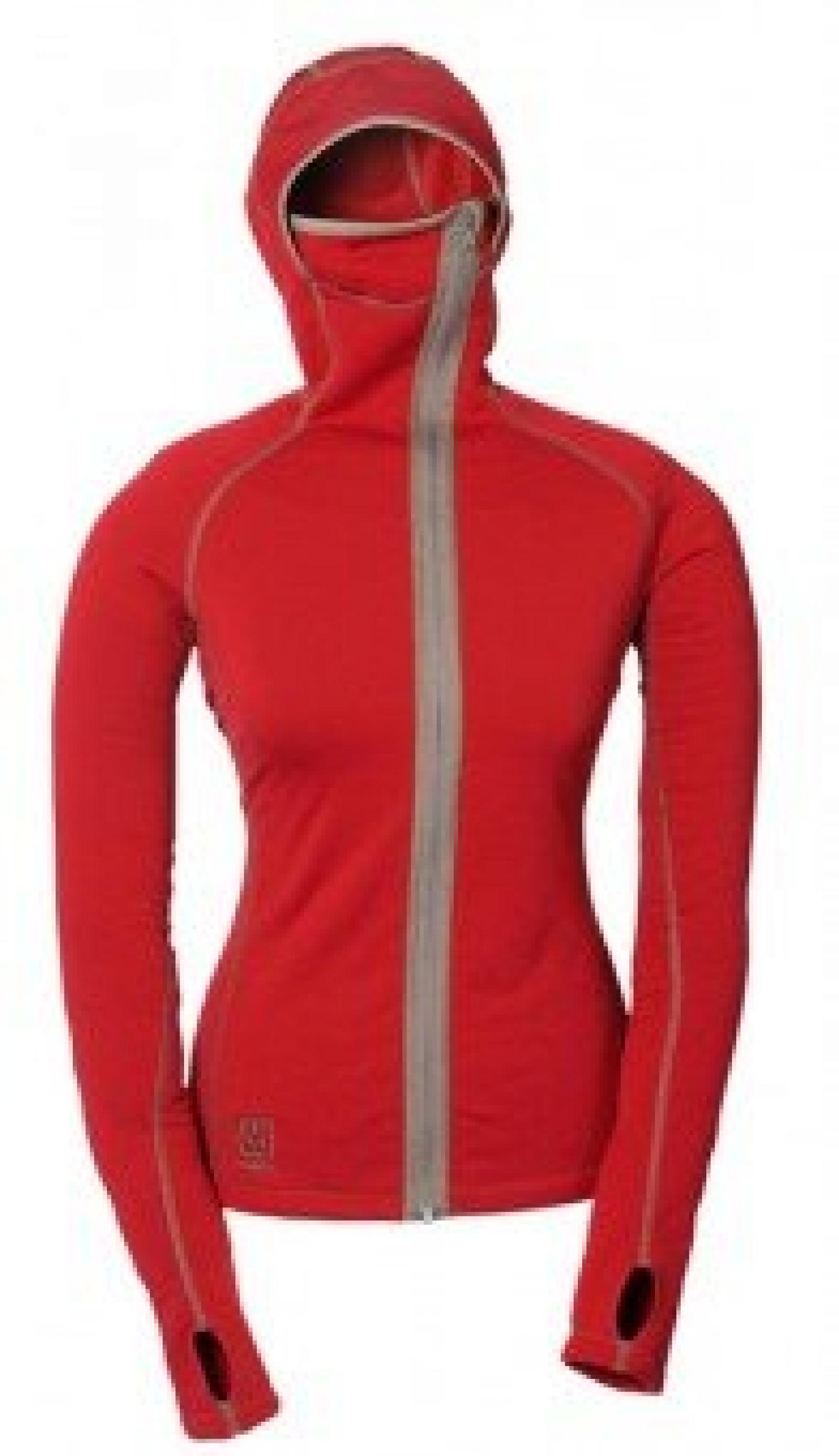66 North Vik Women`s Hooded Sweater blood red 66 North Vik Women`s Hooded Sweater blood red